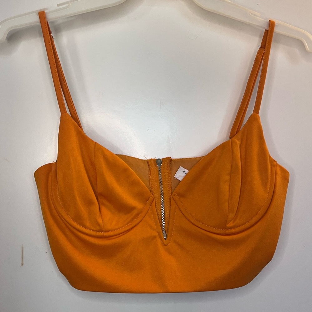 Orange Sexy Crop Top